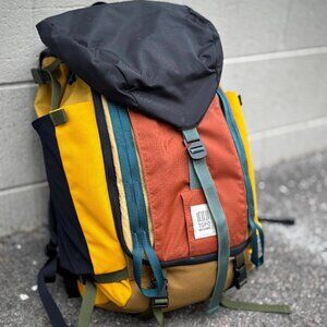 Topo Designs Backpack - Mountain Pack 28L - Mustard / Black